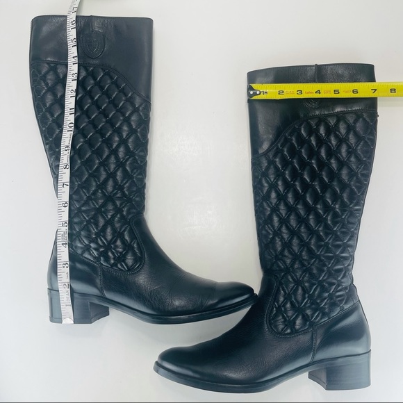 PAUL GREEN BLACK LUXURY LEATHER TALL BOOTS - Picture 16 of 16